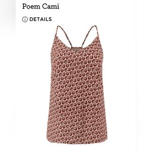 CAbi Poem Cami, Women's Top Size XL